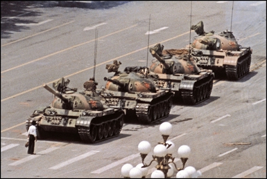 Tank Man Tiananmen Square protester